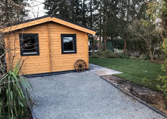 Chalet 3 Slaapkamer Blokhut Met Opgemaakte Bedden